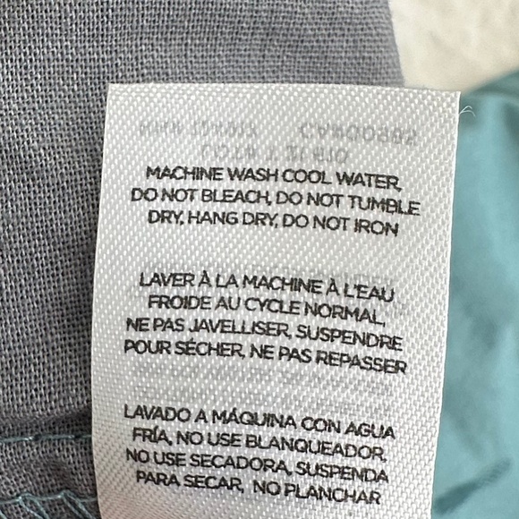 Surf & Swim Co. Stretch Chino Pineapple Print Pull-On Shorts Size L Teal NWT - Picture 10 of 13